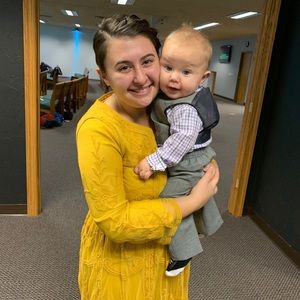 Mustard yellow lace dress